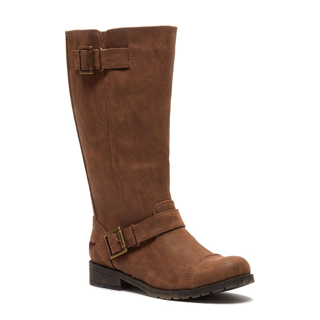 Berry Brown Biker Boot Free Shipping Over £40 Easy 30 Day Returns