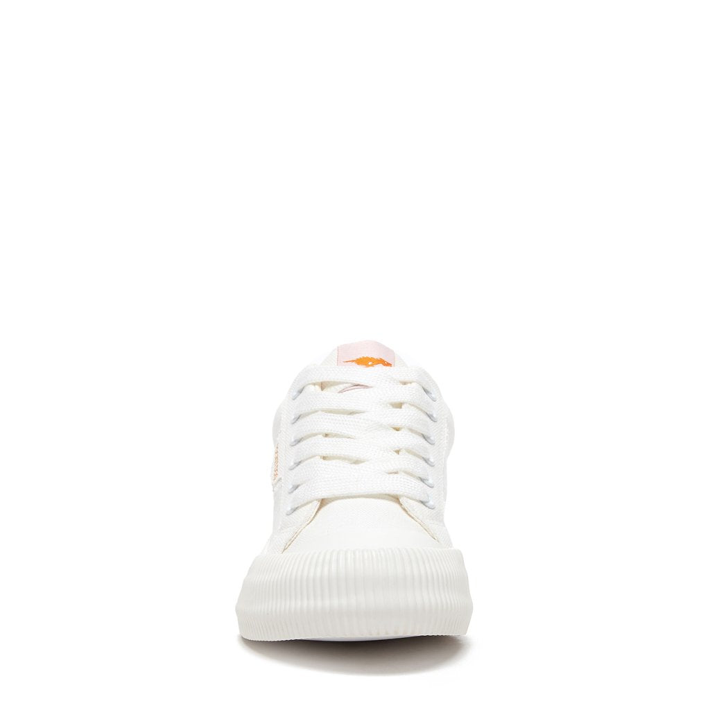 Cheery White Canvas Trainer