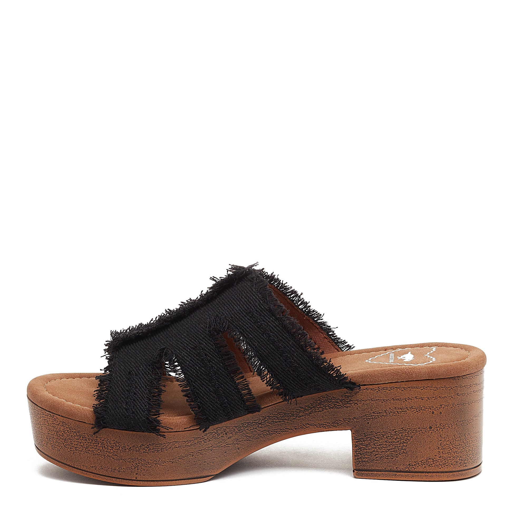 Clipper Black Platform Sandal | Rocket Dog