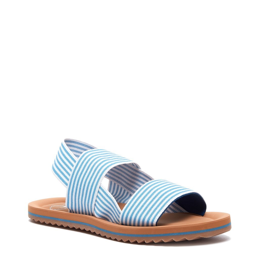 Ellen Blue Stripe Sandal Rocket Dog UK