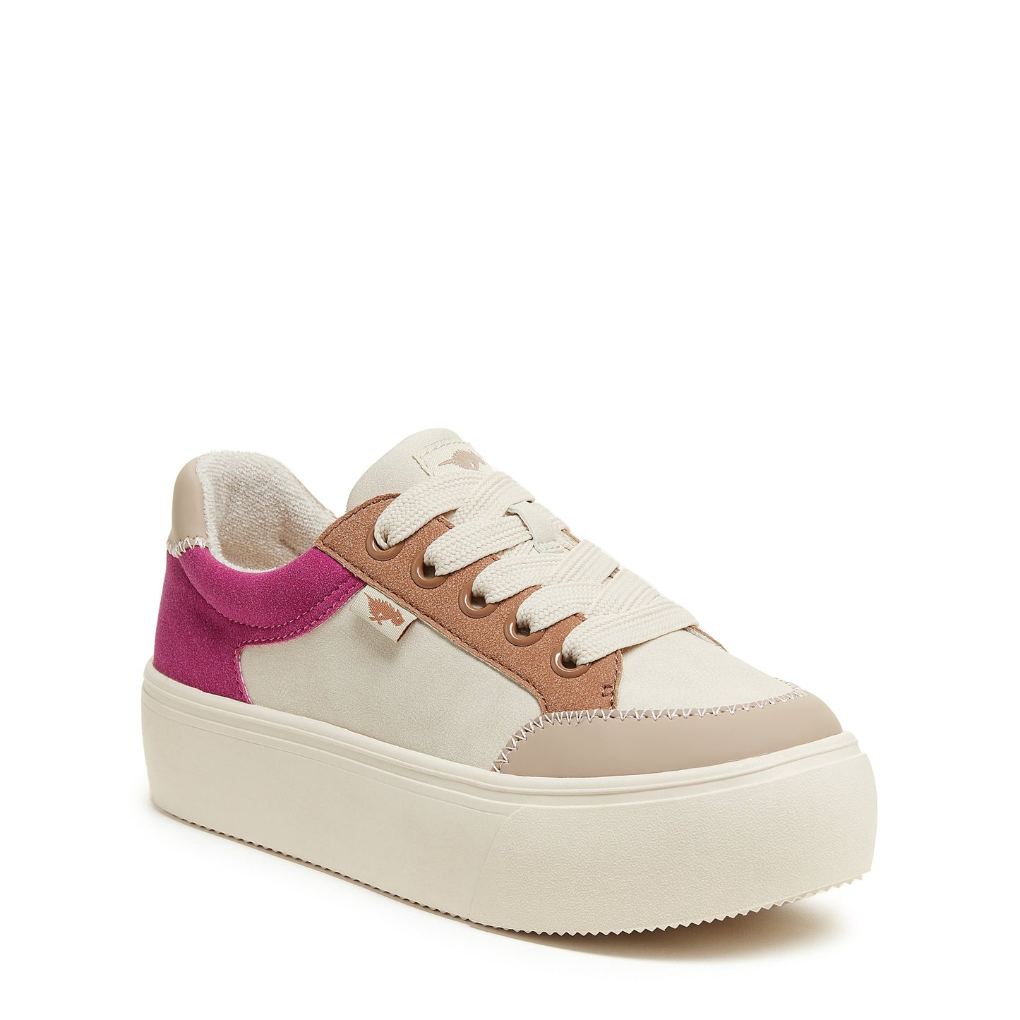 Flame Cream Color Block Trainers