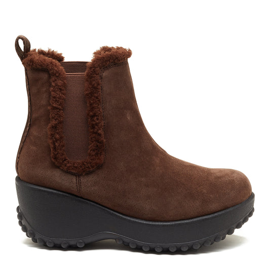 Frost Brown Suede Ankle Boot