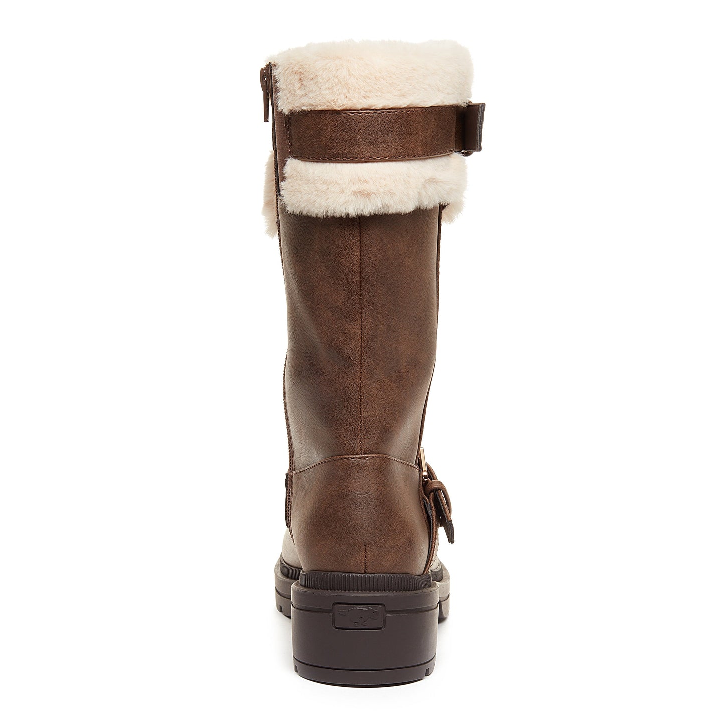 Igloo Brown Buckled Tall Winter Boot