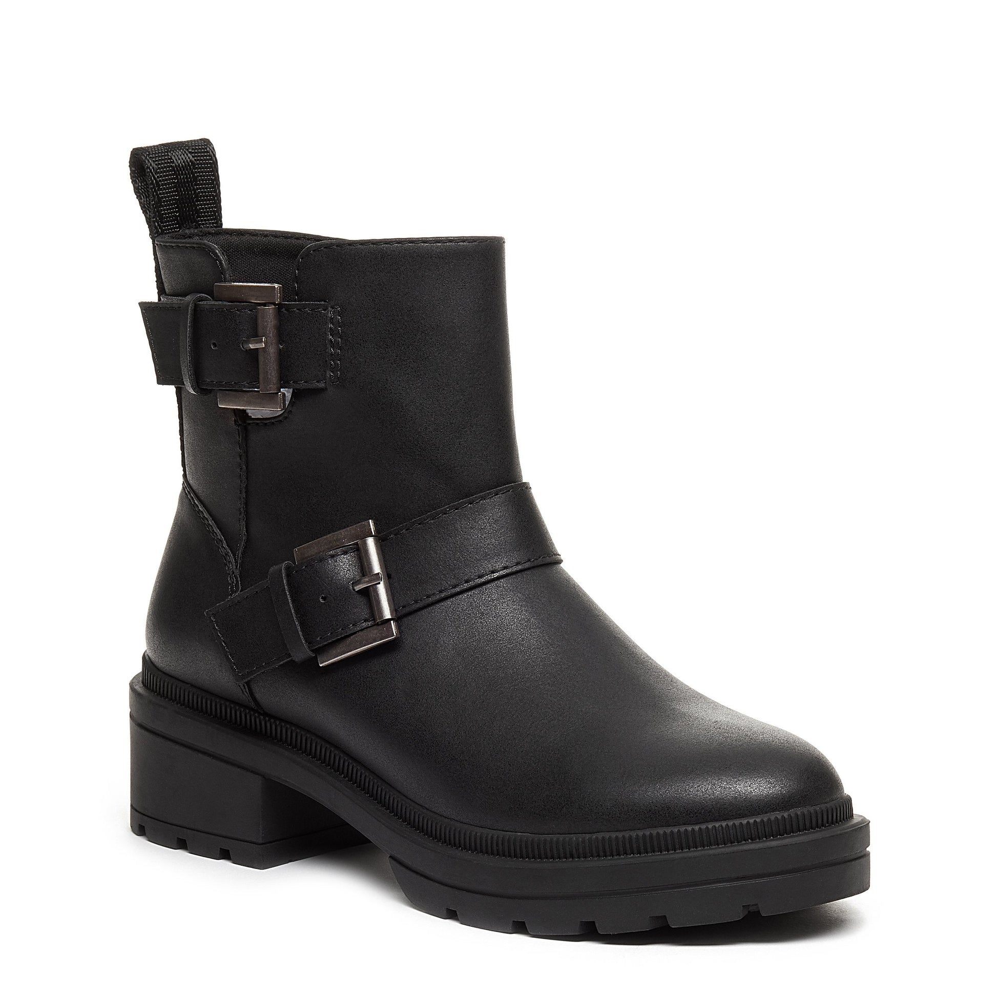 Ilo Black Chunky Ankle Boot