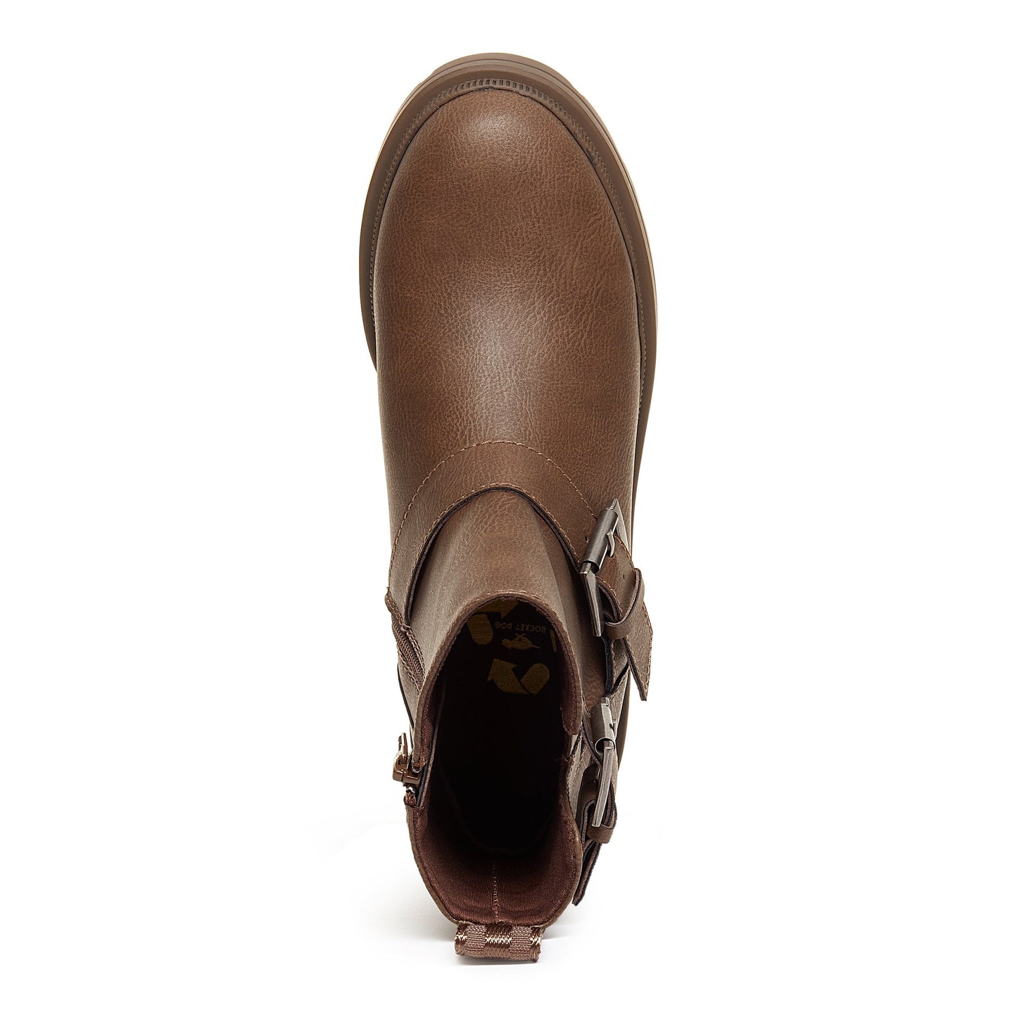 Ilo Brown Chunky Ankle Boot