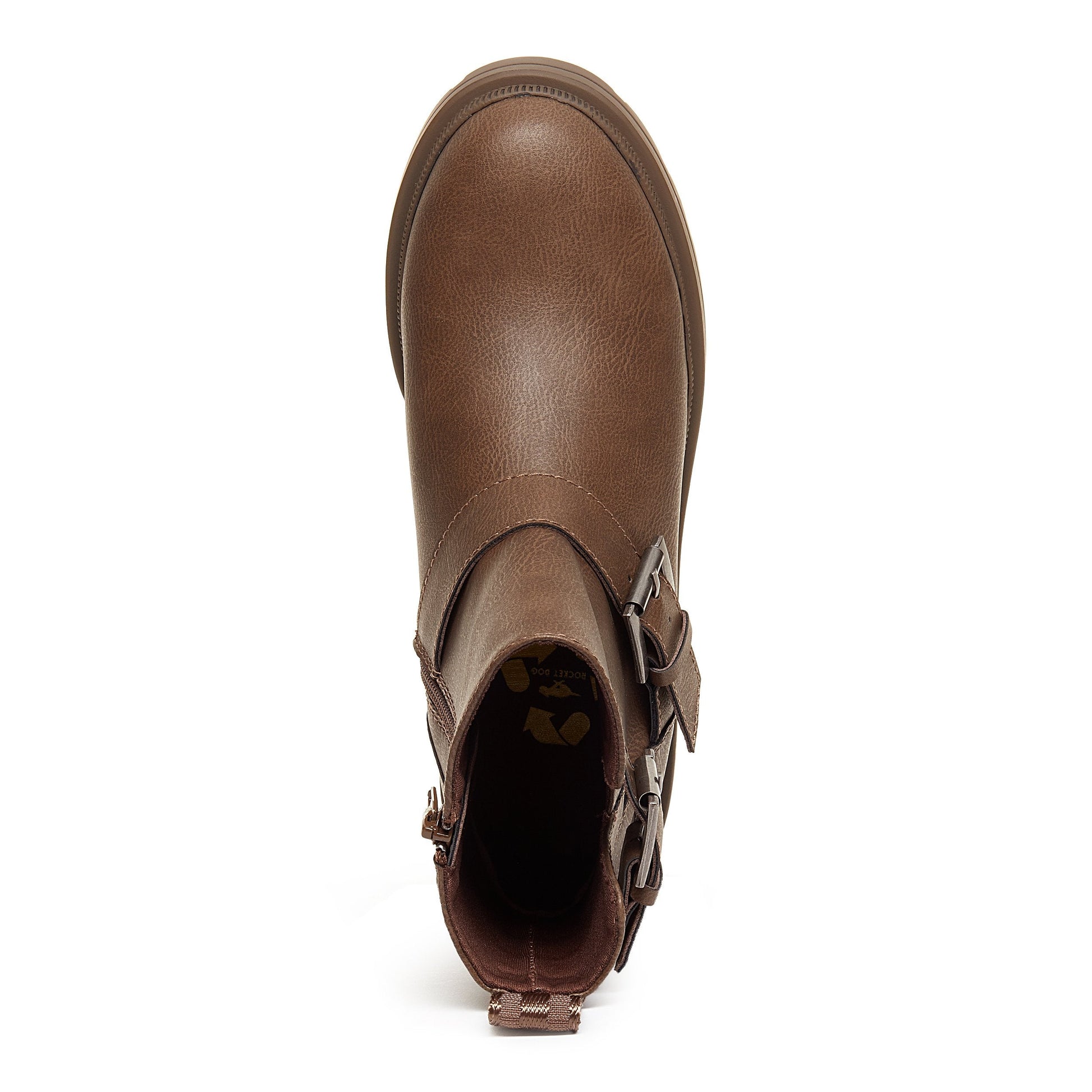 Ilo Brown Chunky Ankle Boot