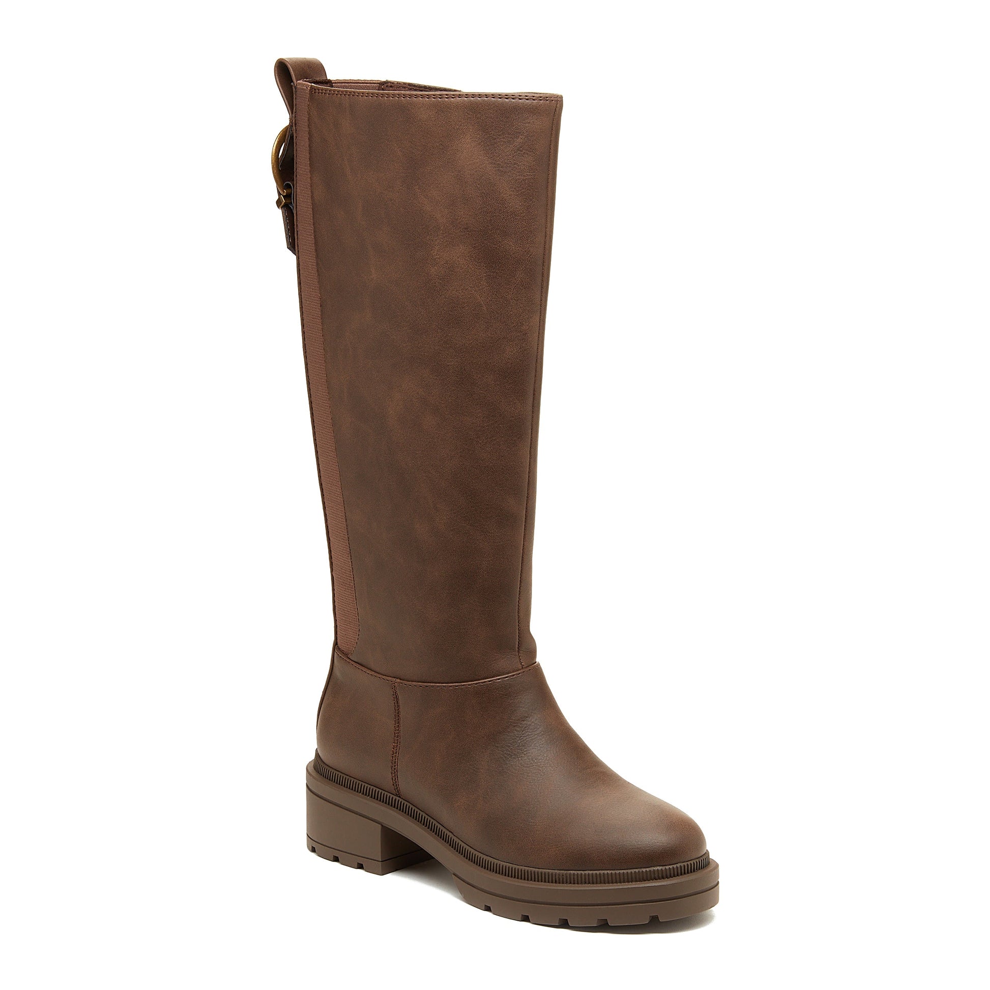 brown knee high boots uk
