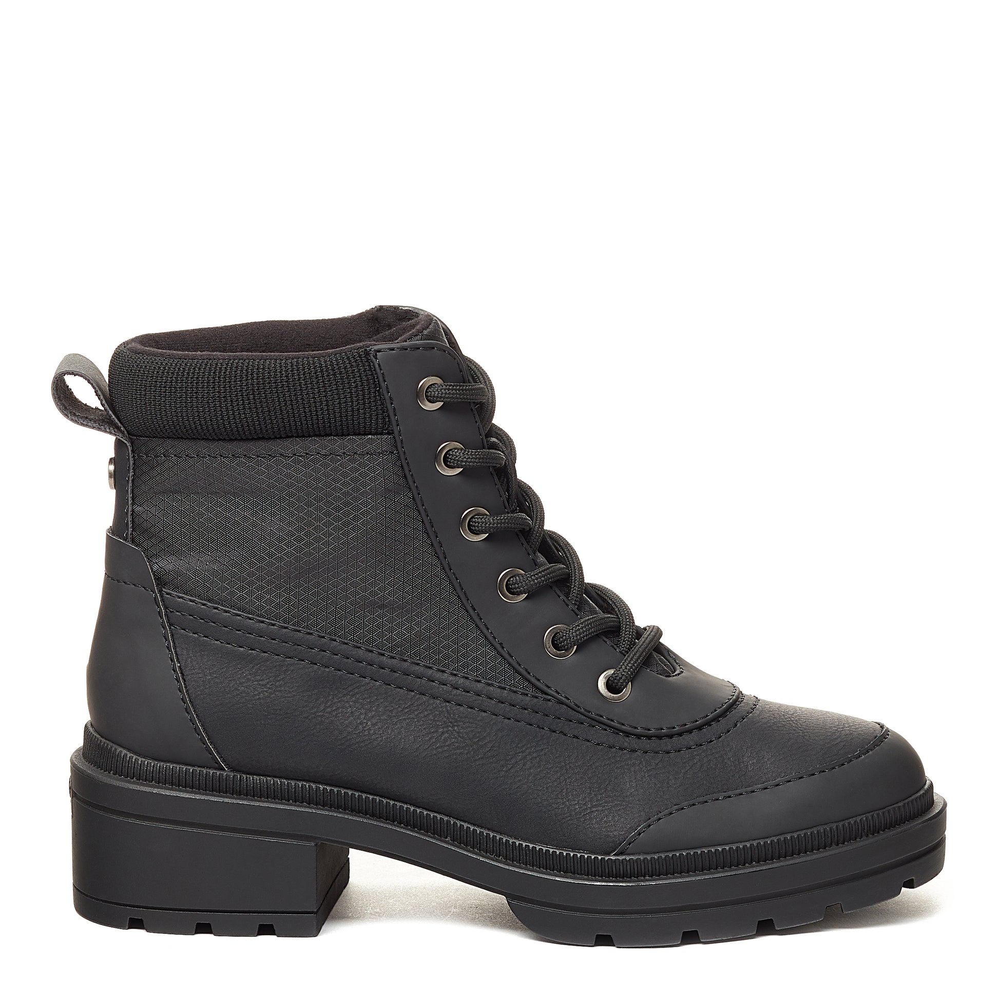 Isola Black Chunky Ankle Boot