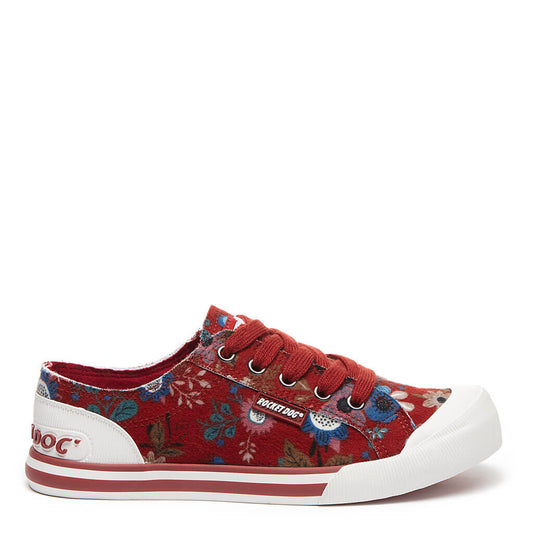 Jazzin Red Floral Sneaker