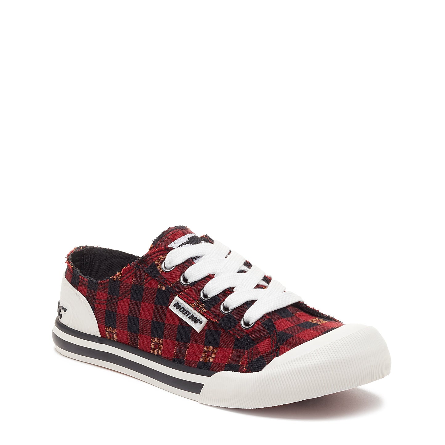 Jazzin Red Dublin Check Trainer