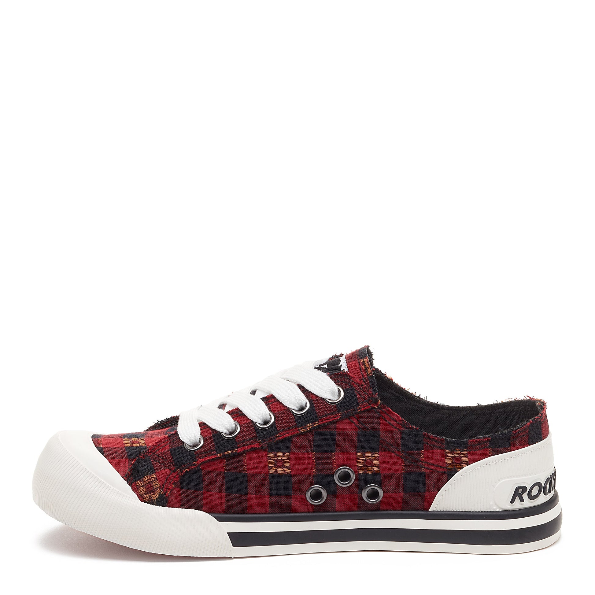 Jazzin Red Dublin Check Trainer