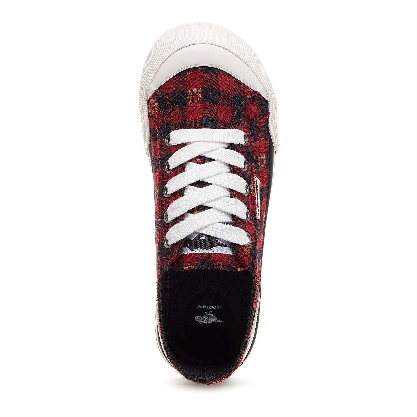 Jazzin Red Dublin Check Trainer