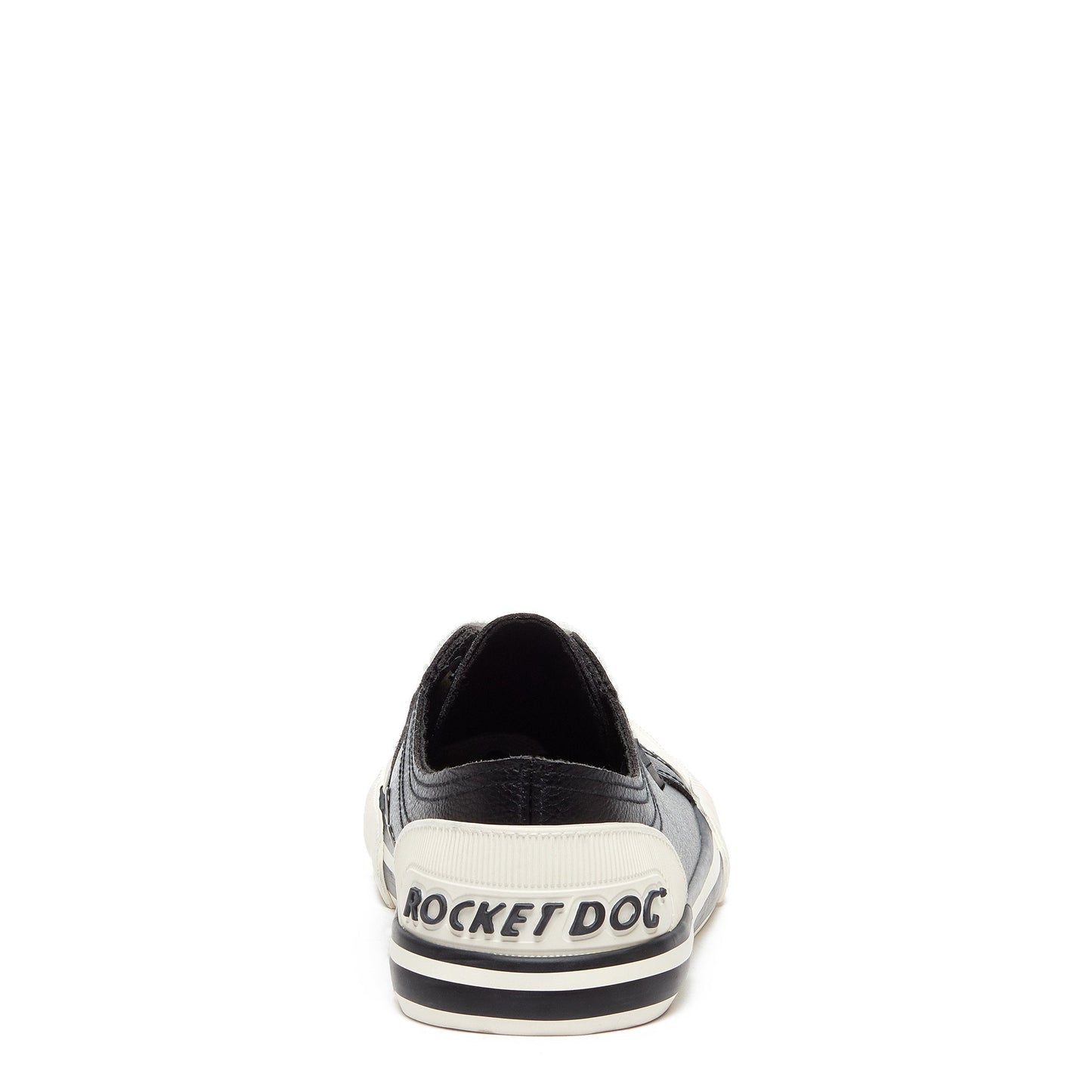 Jazzin Black Grainy Trainer