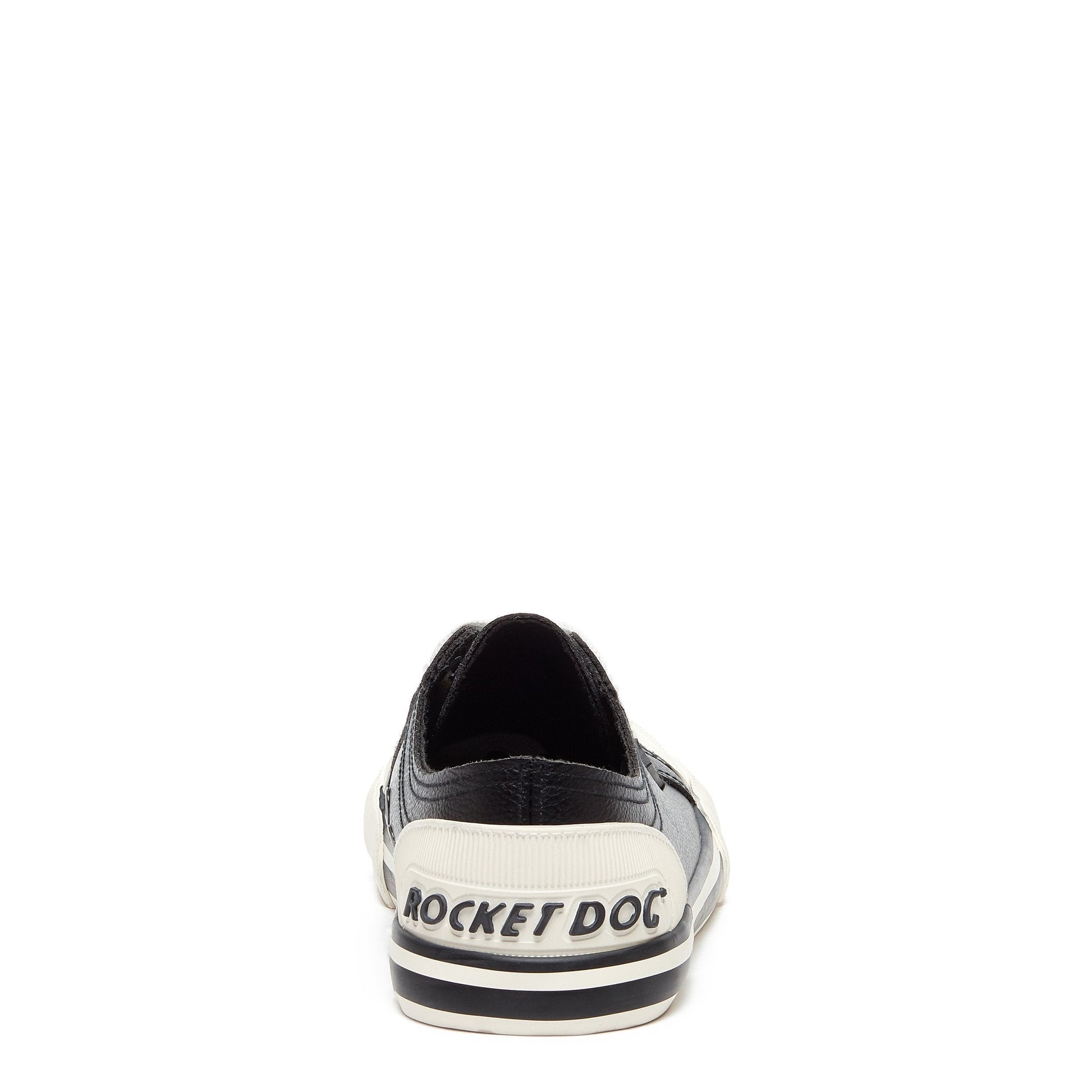 Jazzin Black Grainy Trainer
