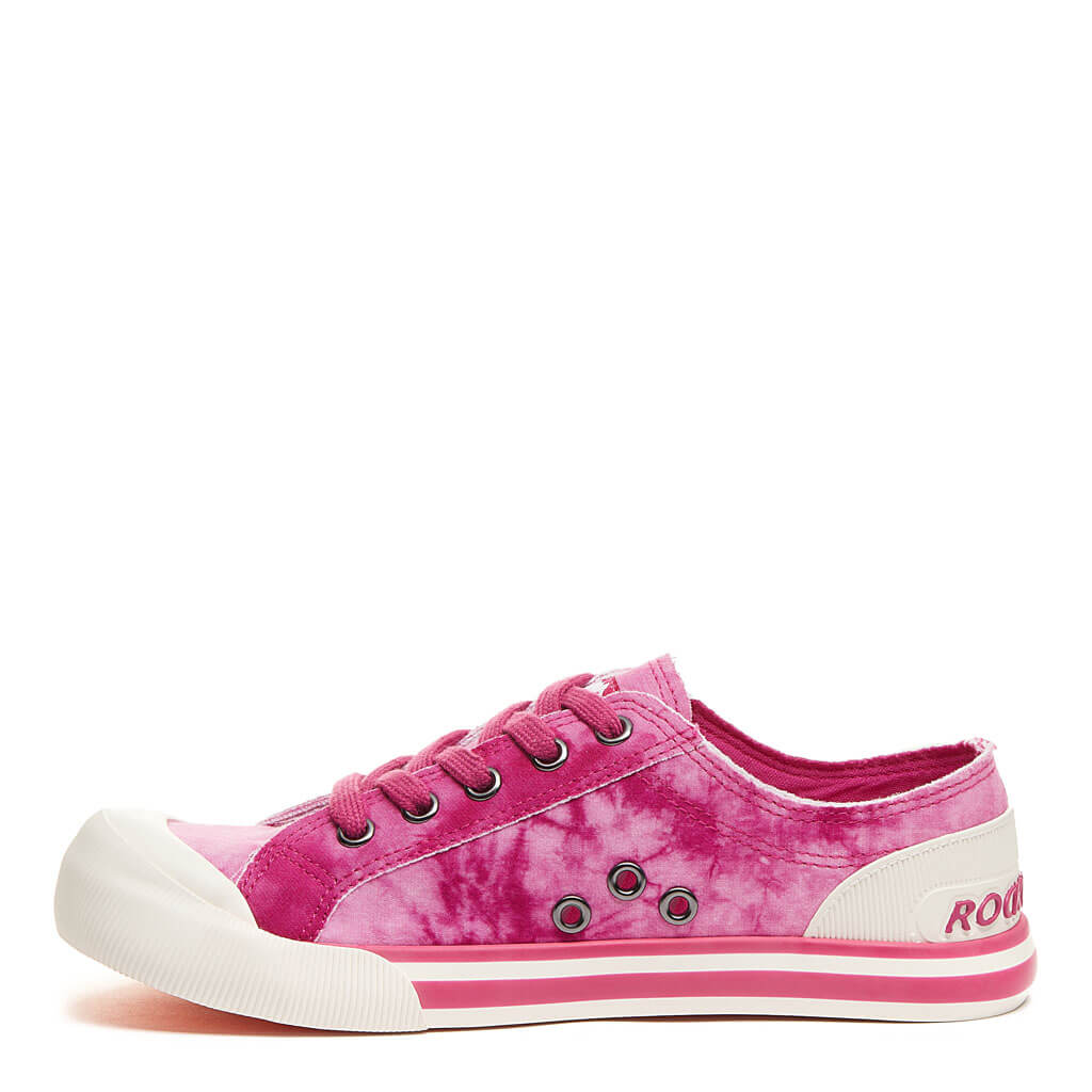 Rocket Dog Jazzin Hot Pink Tie Dye Trainer