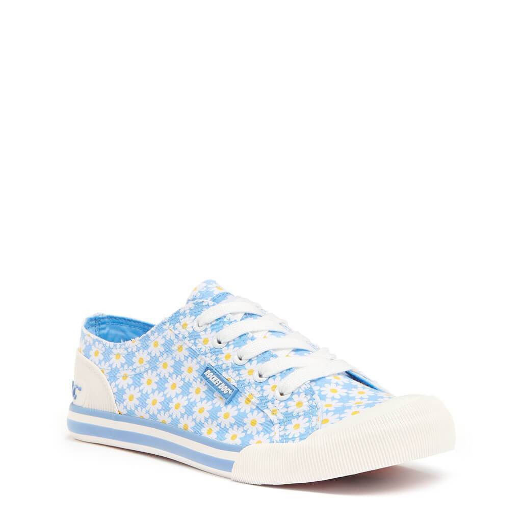 Rocket Dog Jazzin Light Blue Daisy Trainer