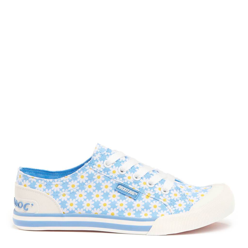 Rocket Dog Jazzin Light Blue Daisy Trainer