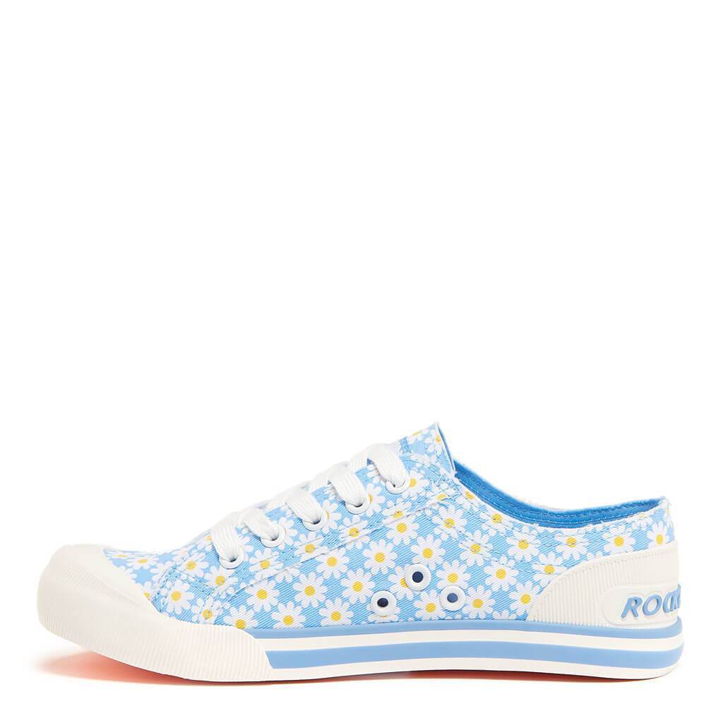 Rocket Dog Jazzin Light Blue Daisy Trainer