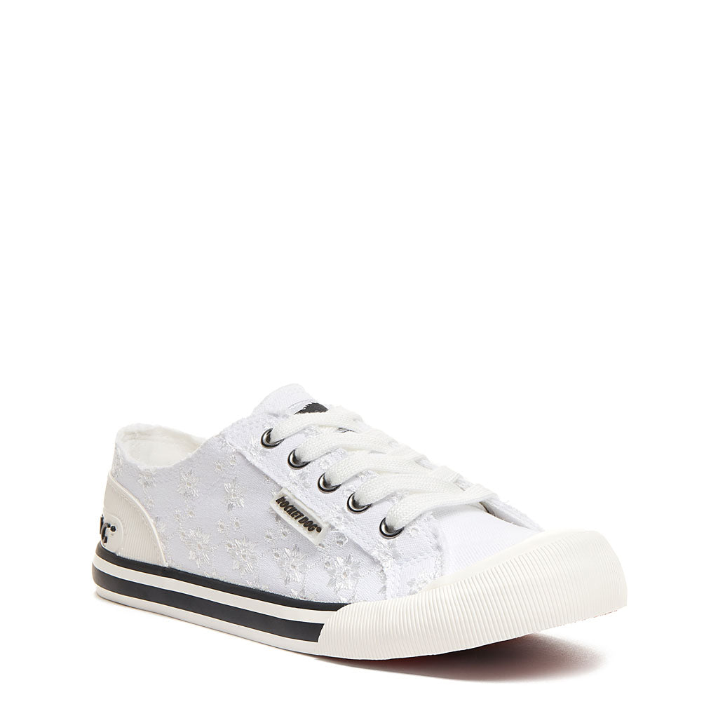 Rocket Dog Jazzin White Eyelet Trainer