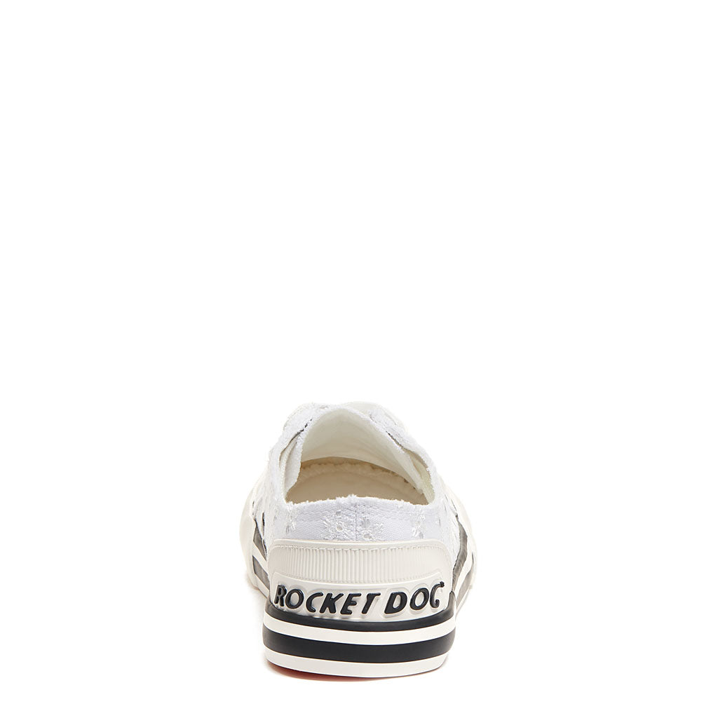 Rocket Dog Jazzin White Eyelet Trainer