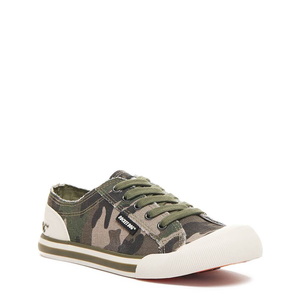 Rocket Dog Jazzin Dark Olive Camo Trainer