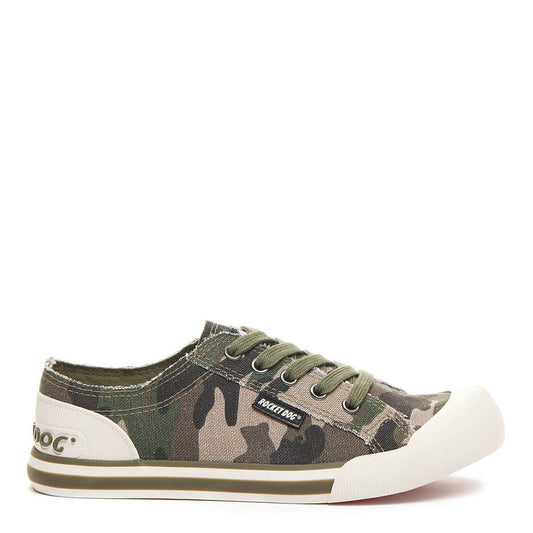 Rocket Dog Jazzin Dark Olive Camo Trainer
