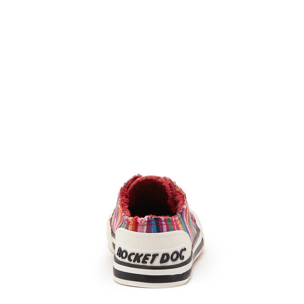 Rocket Dog | Jazzin Red Multi Stripe Trainer