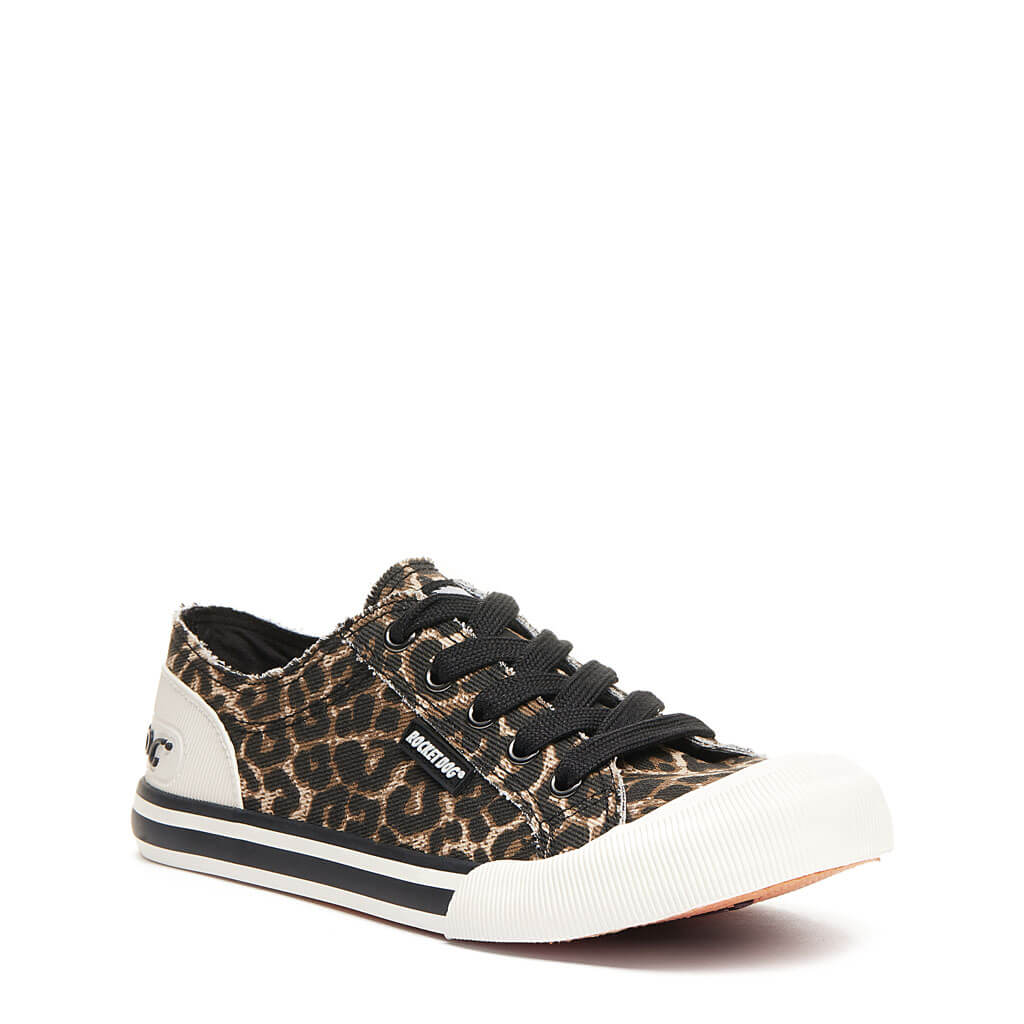 Rocket Dog Jazzin Cheetah Print Trainers