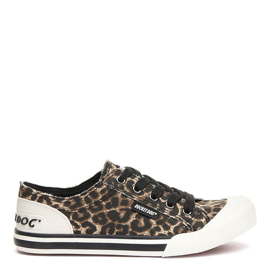 Rocket Dog Jazzin Cheetah Print Trainers