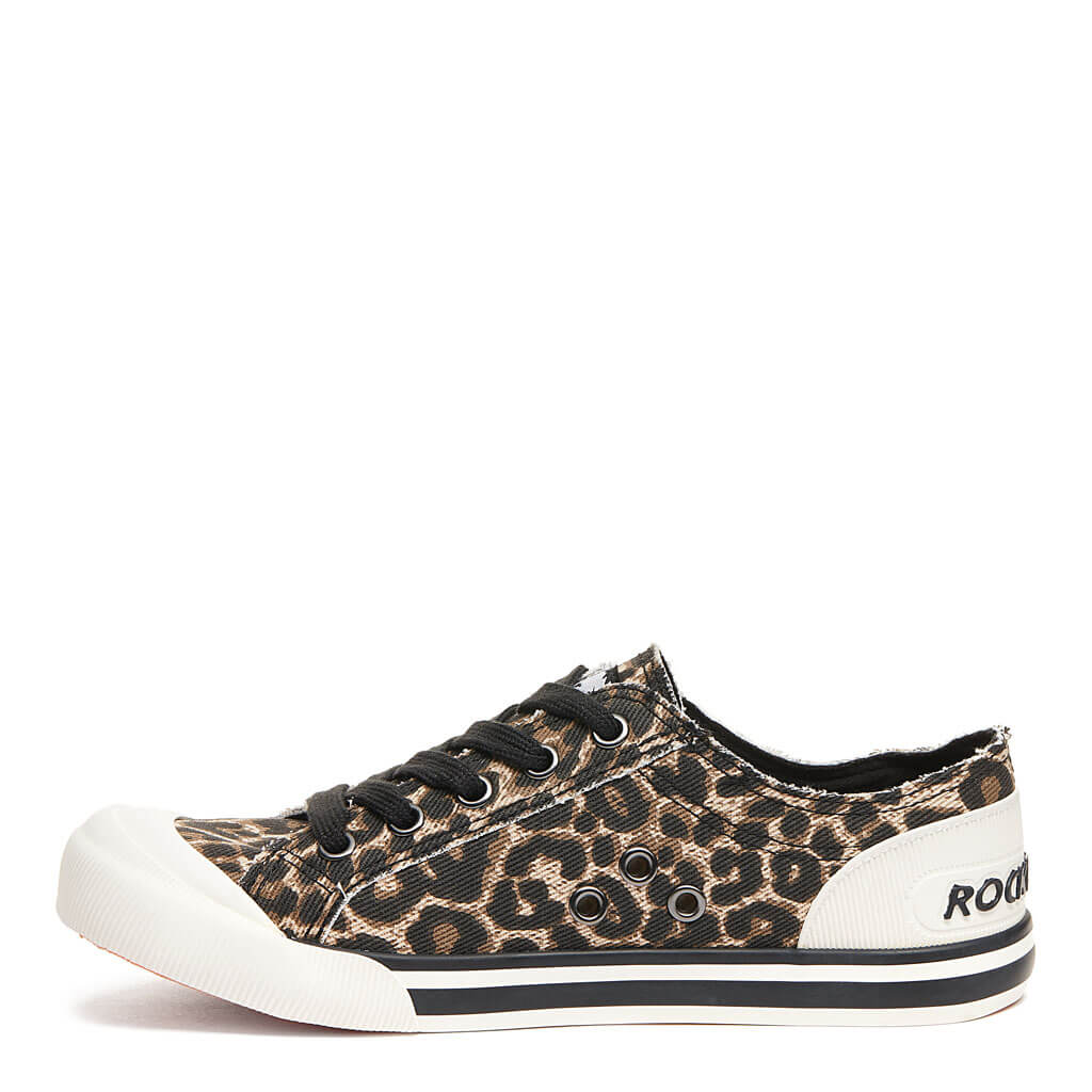 Rocket Dog Jazzin Cheetah Print Trainers