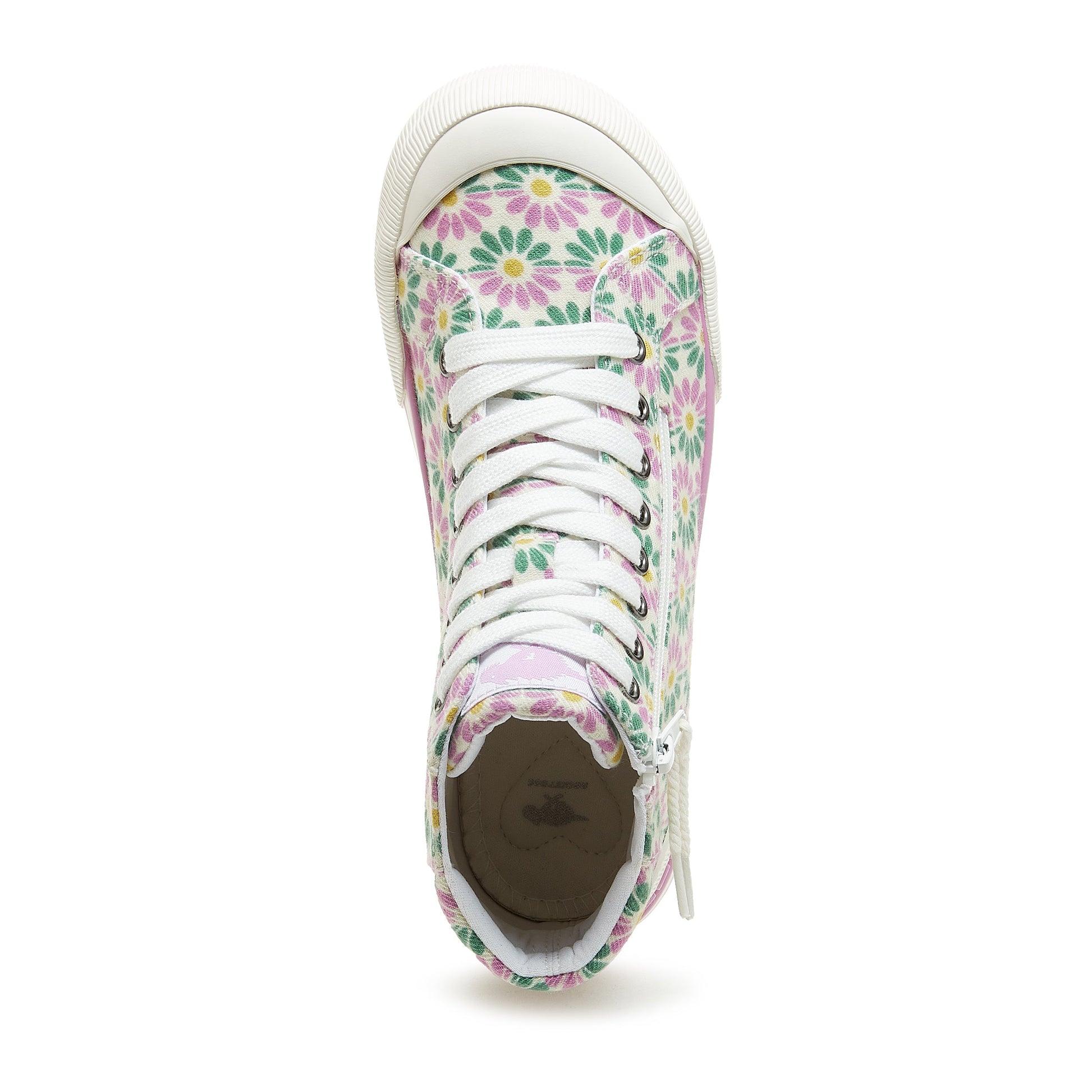 Jazzin Pastel Floral High-top Trainers