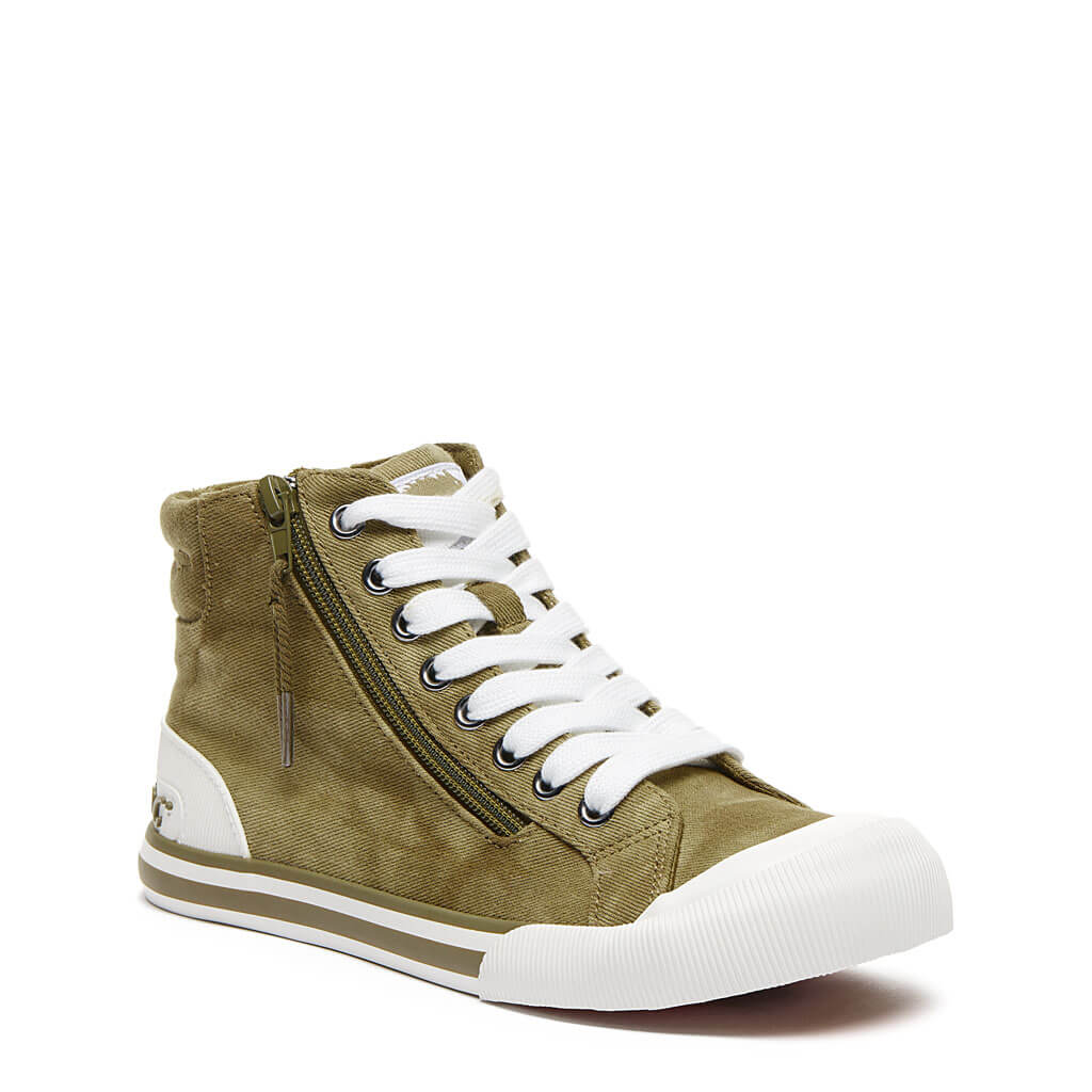 Jazzin High Olive Ronan High-Top Trainer