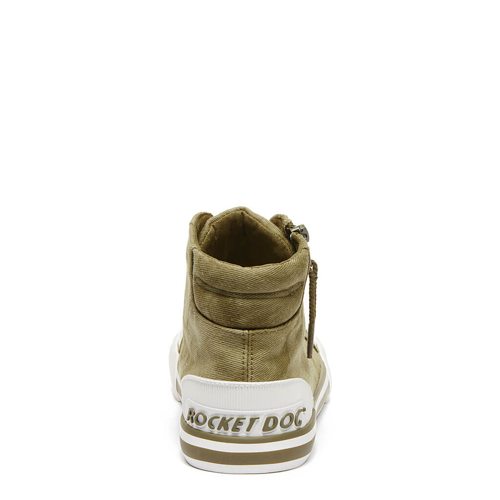 Jazzin High Olive Ronan High-Top Trainer