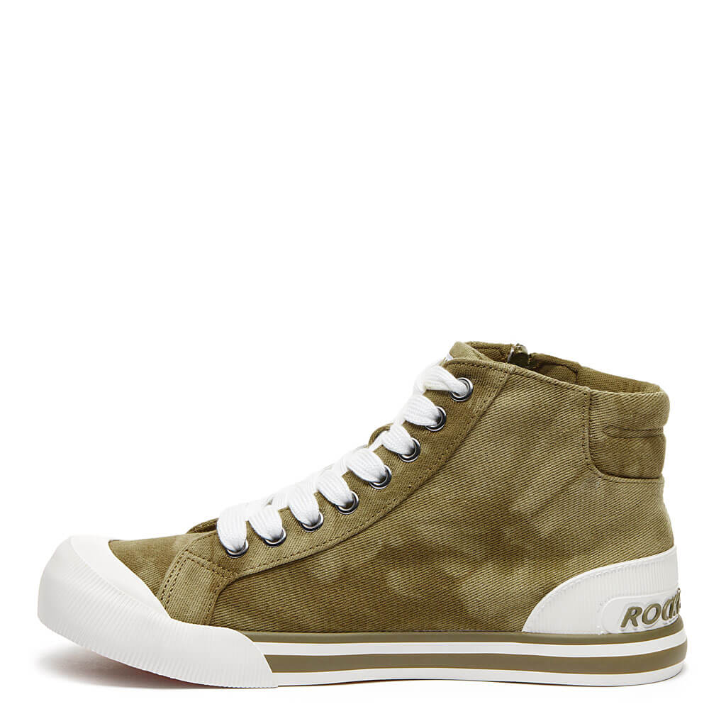 Jazzin High Olive Ronan High-Top Trainer