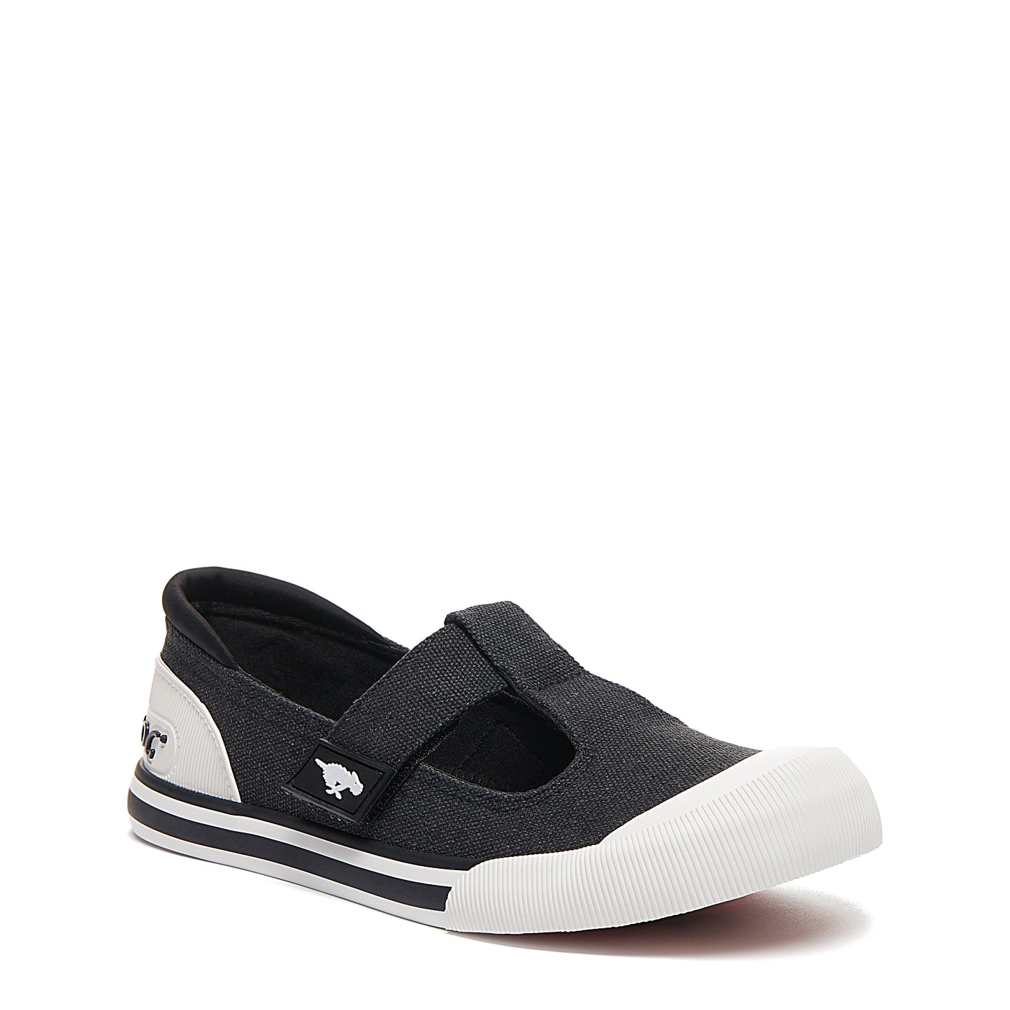 Rocket Dog | Jazzin J-bar Black Canvas Trainer