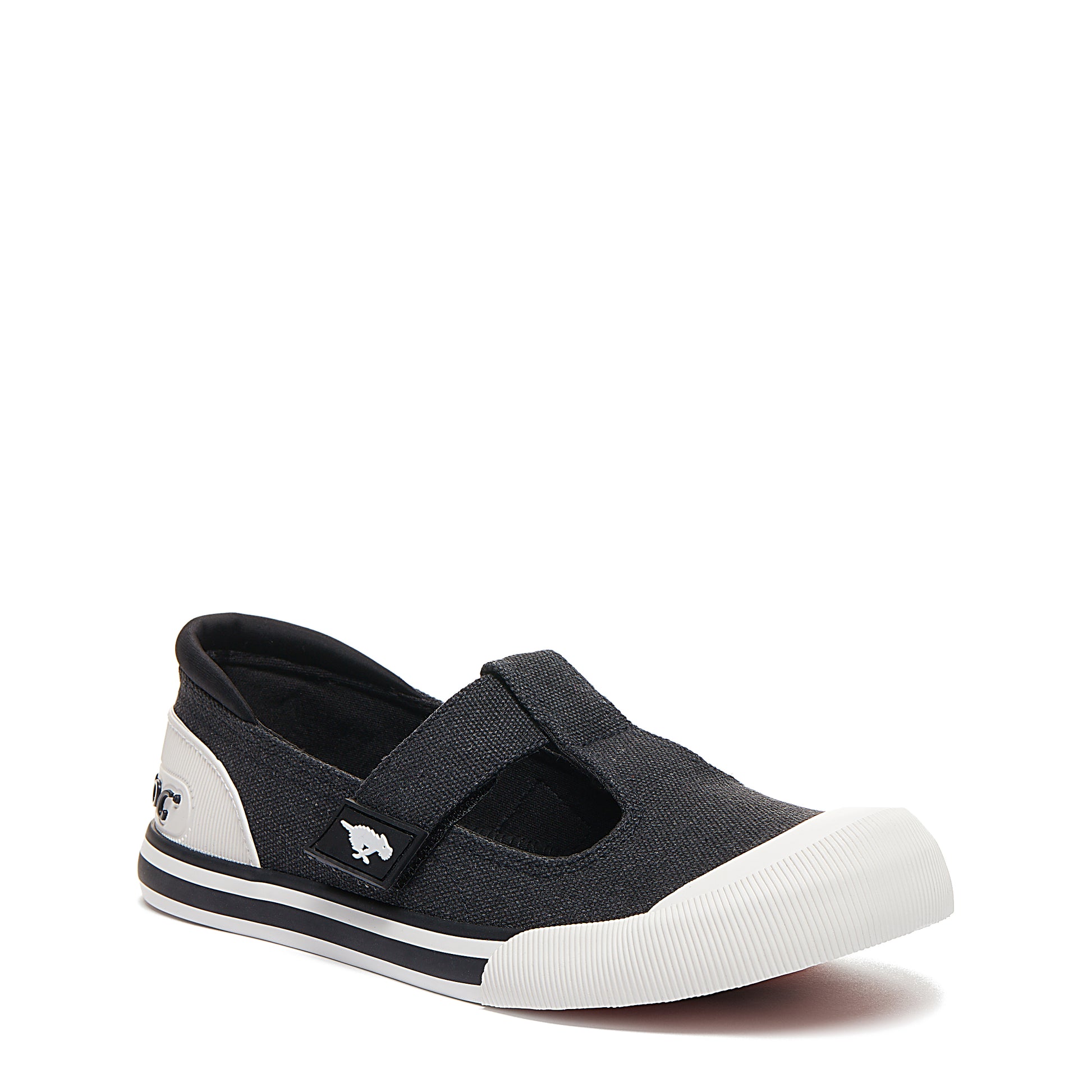 Rocket Dog | Jazzin J-bar Black Canvas Trainer