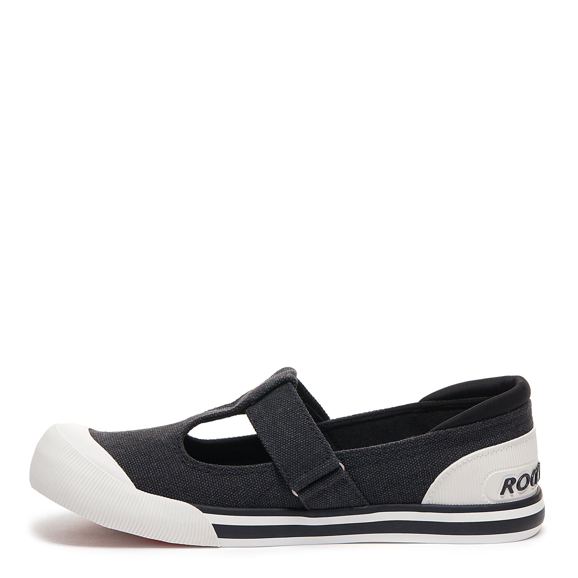 Rocket Dog | Jazzin J-bar Black Canvas Trainer