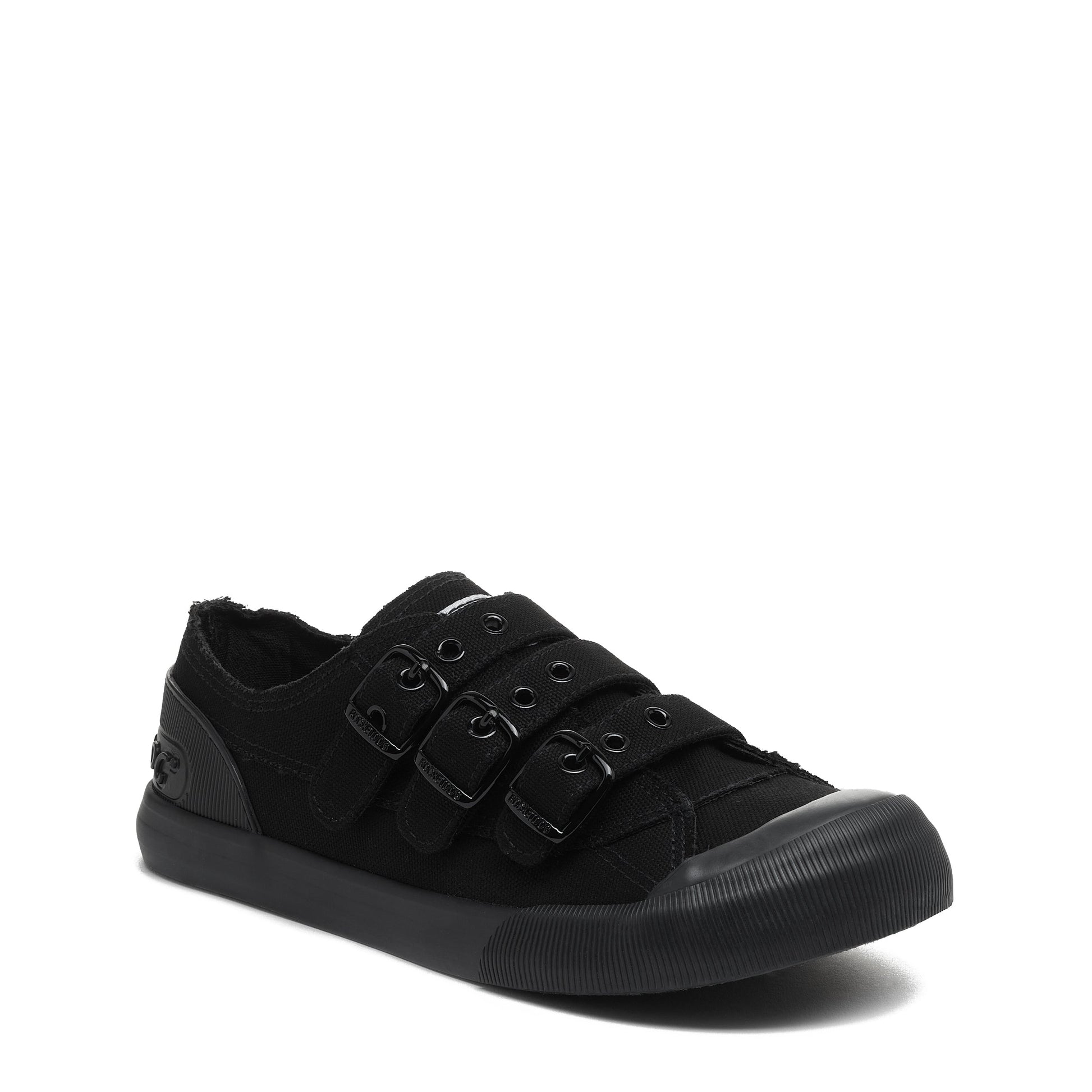 Jolissa All Black Canvas Trainers