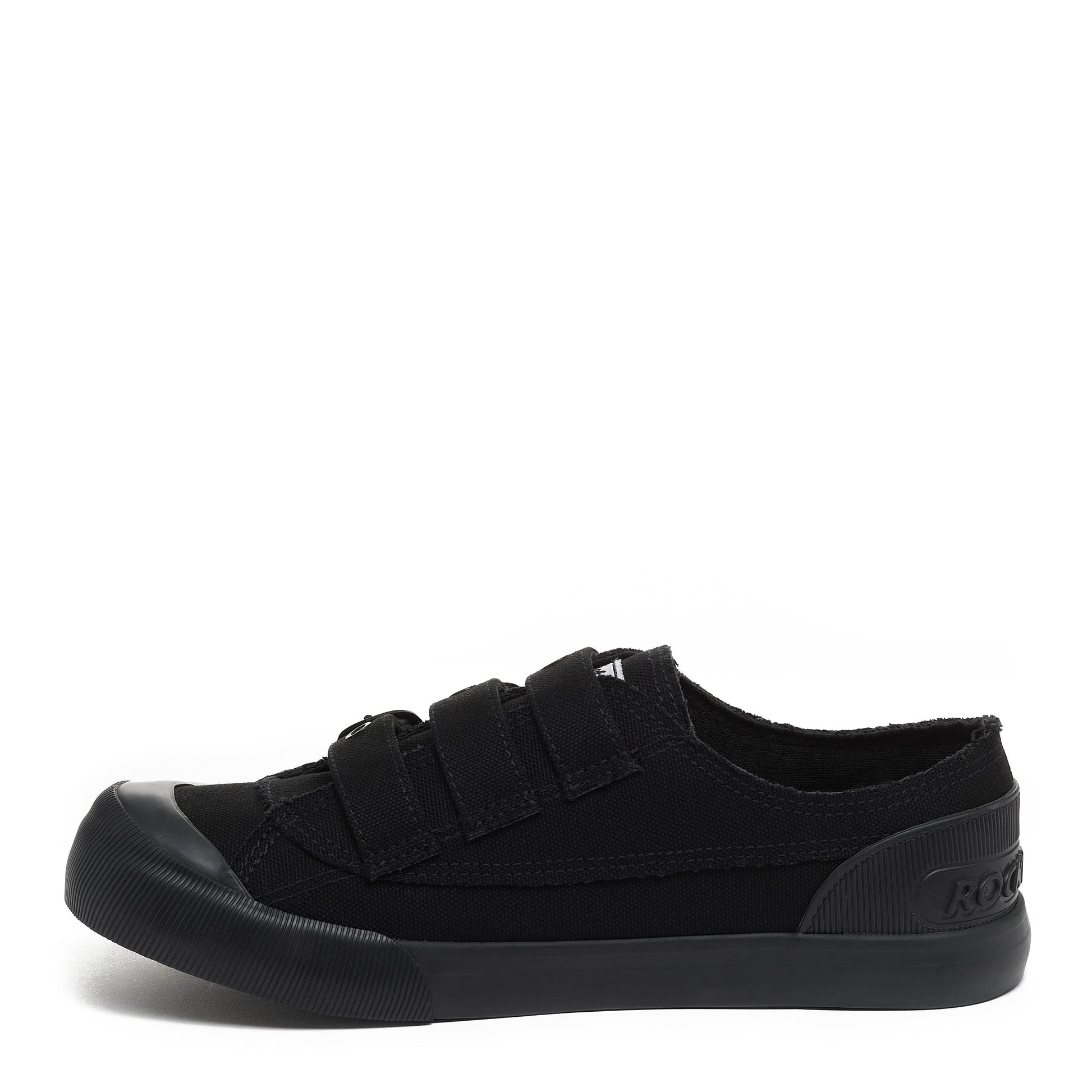 Jolissa All Black Canvas Trainers