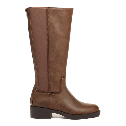 Palomino Brown Knee High Tall Boot