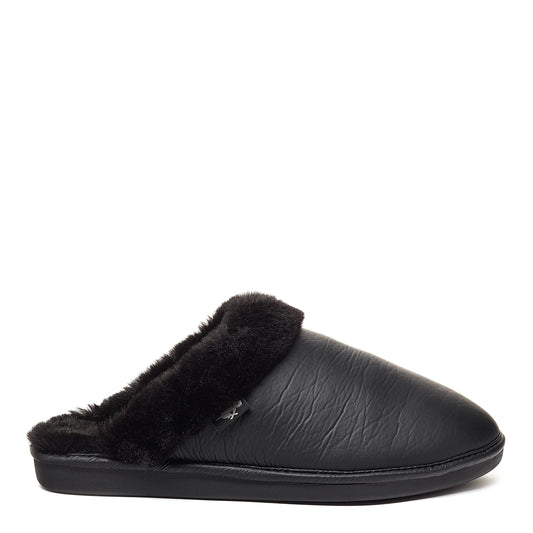 Rosie Black Rexford Slippers