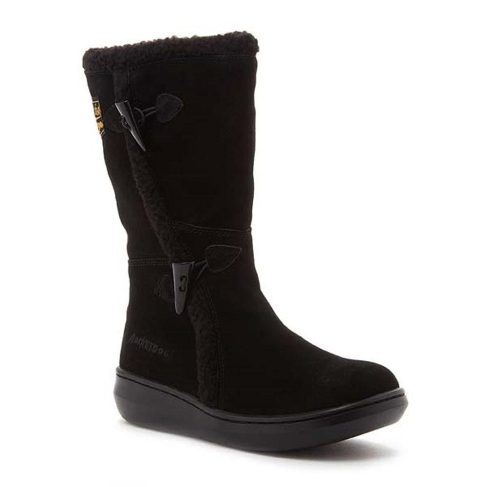 Slope Black Suede Winter Boot