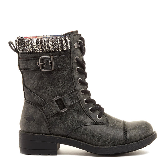 Thunder Black Biker Boot