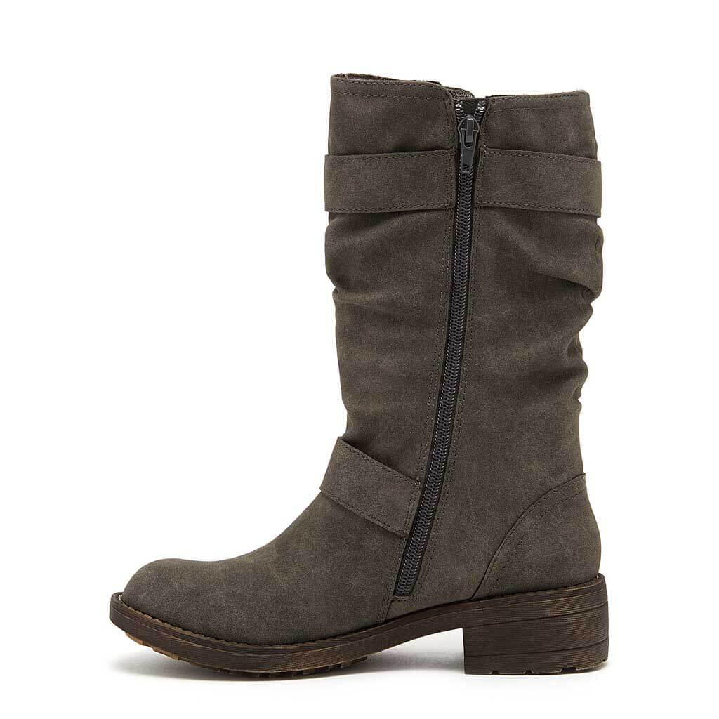 Trumble Faded Black Biker Boot Rocket Dog UK