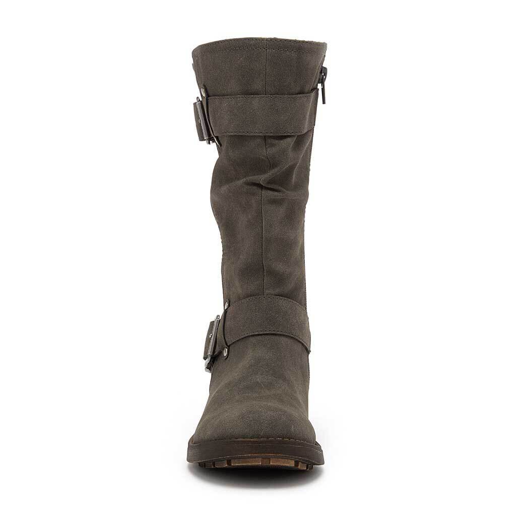 Trumble Faded Black Biker Boot Rocket Dog UK