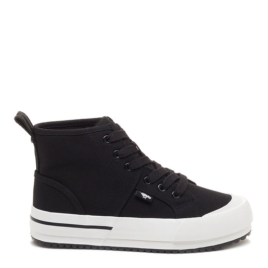 Vela Black Platform Trainer