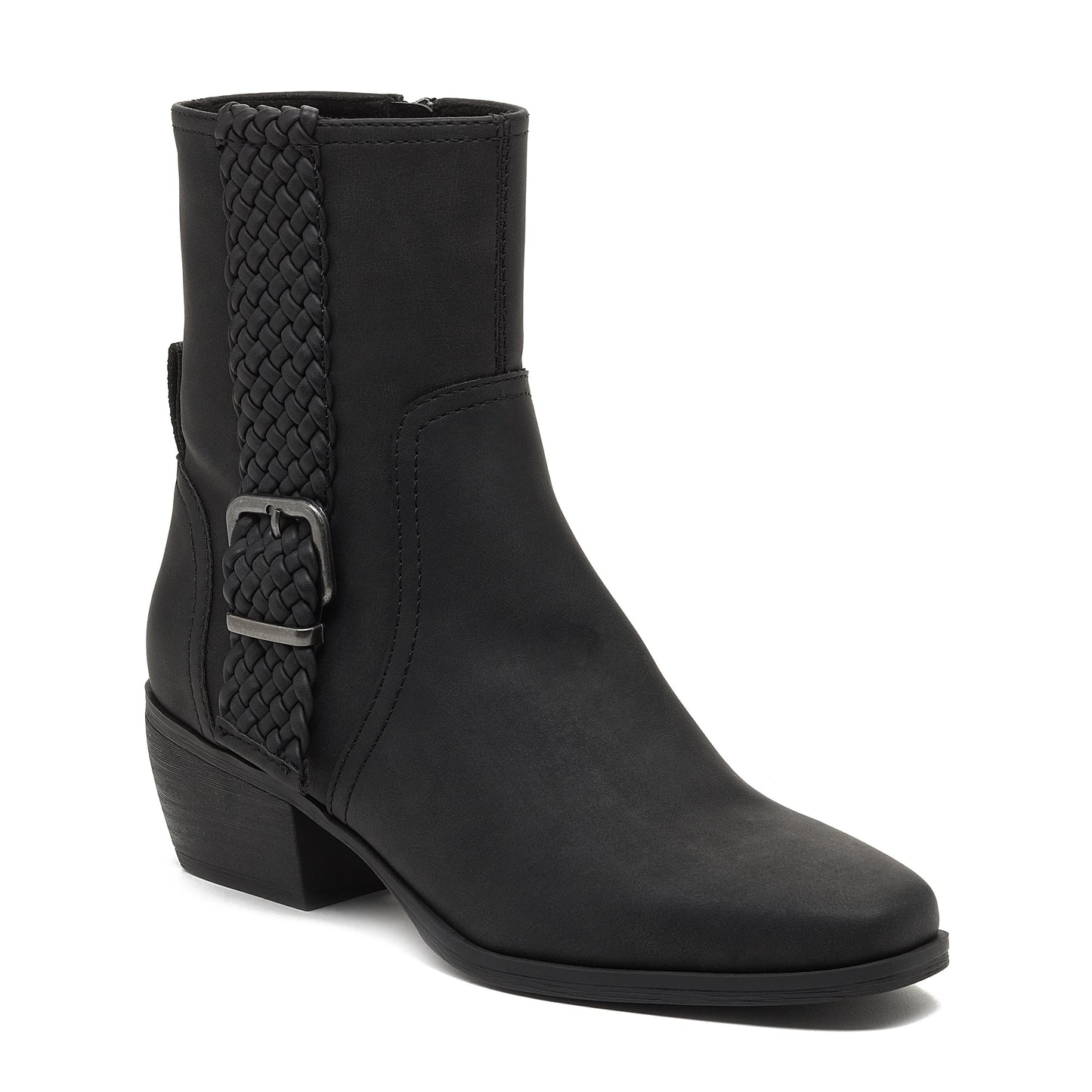 Whist Black Western Ankle Boot