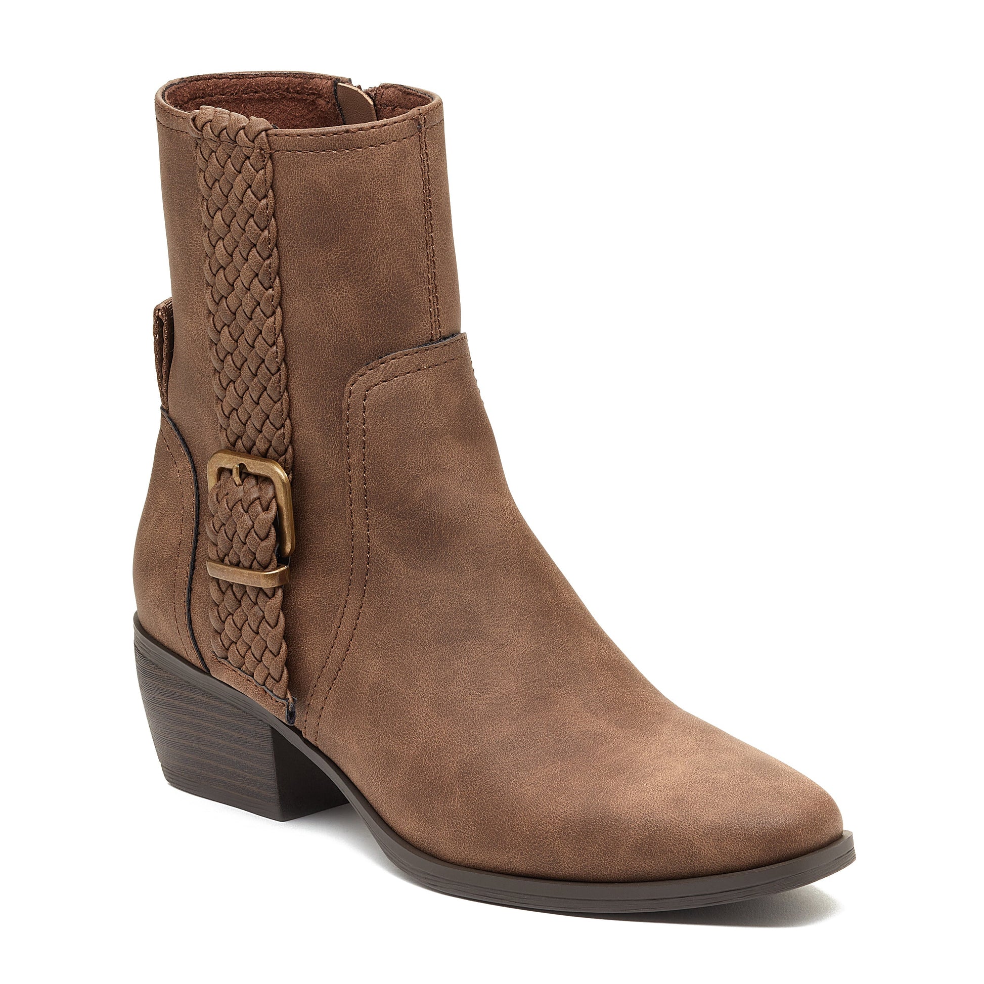 Whist Brown Western Ankle Boot