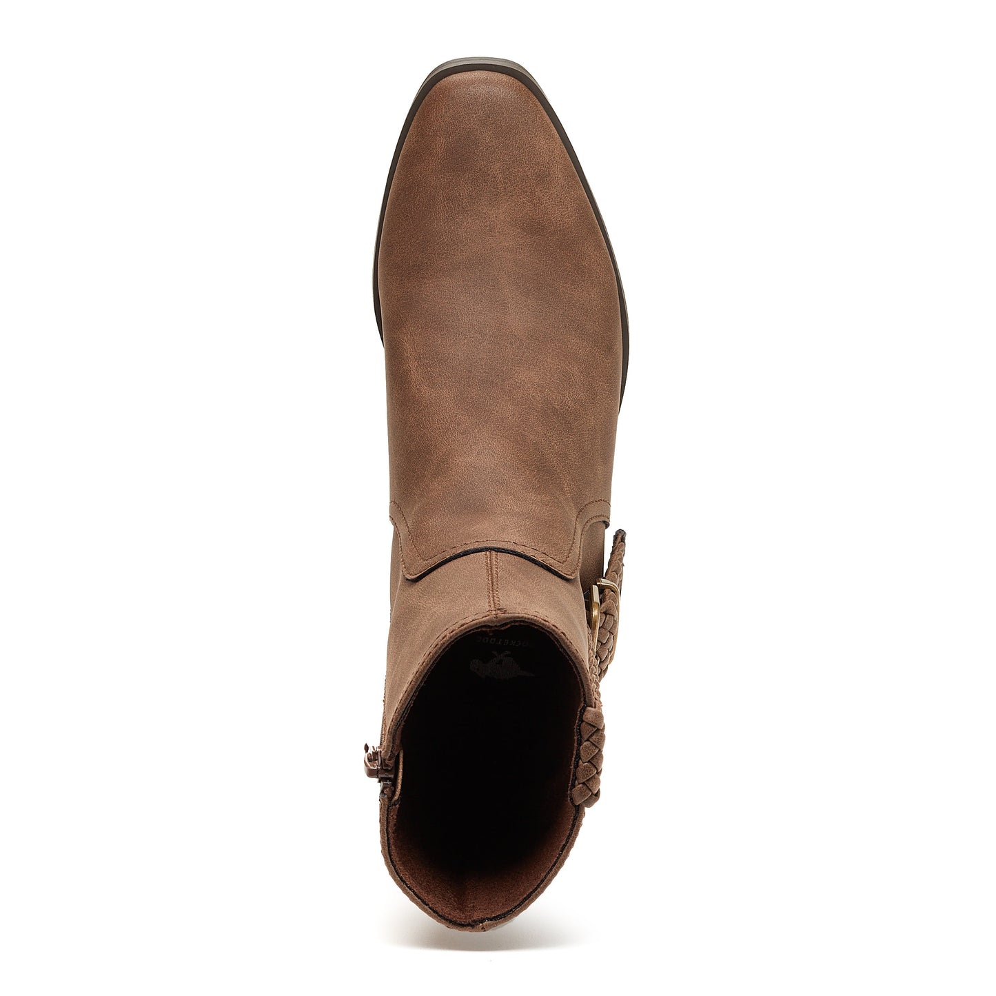 Whist Brown Western Ankle Boot